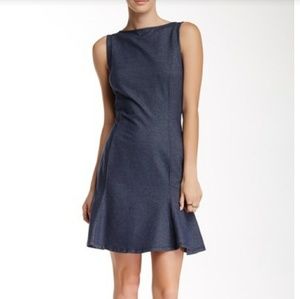Love Moschino dress - denim blue cotton stretch, 6
